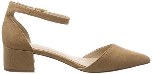 ALDO ZULIAN, Zapatos de tacón con Punta Cerrada para Mujer, Beige (Natural 35), 39 EU