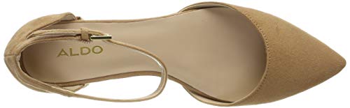 ALDO ZULIAN, Zapatos de tacón con Punta Cerrada para Mujer, Beige (Natural 35), 39 EU
