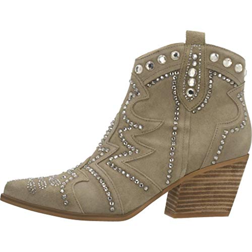 Alma en Pena Botín Beige Deslumbrante para Mujer V20015 - Talla: 39