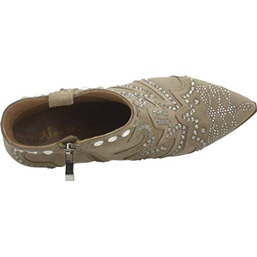 Alma en Pena Botín Beige Deslumbrante para Mujer V20015 - Talla: 39