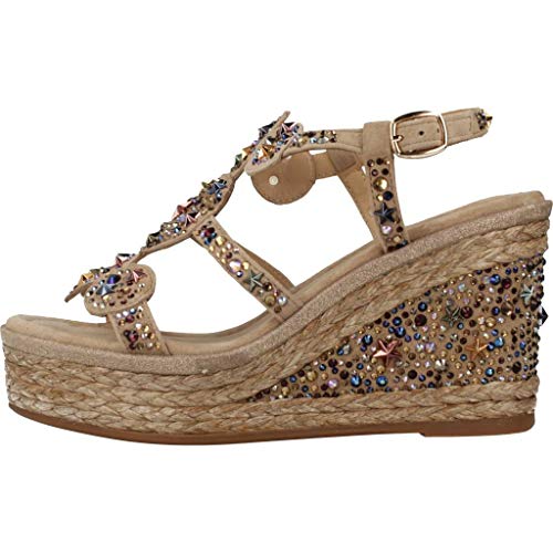 Alma en Pena Cuña Beige Franca para Mujer V20304 - Talla: 39