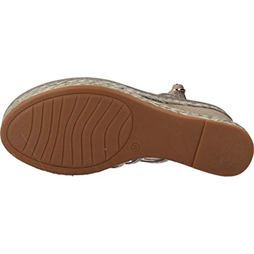 Alma en Pena Cuña Beige Sonriente para Mujer V20271 - Talla: 38