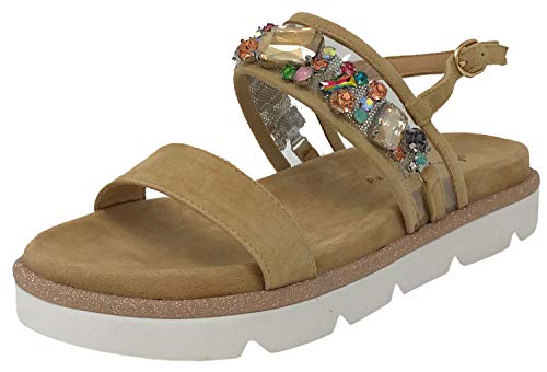 Alma en Pena V20470 Sand, Sandalias, Mujer, 38 EU