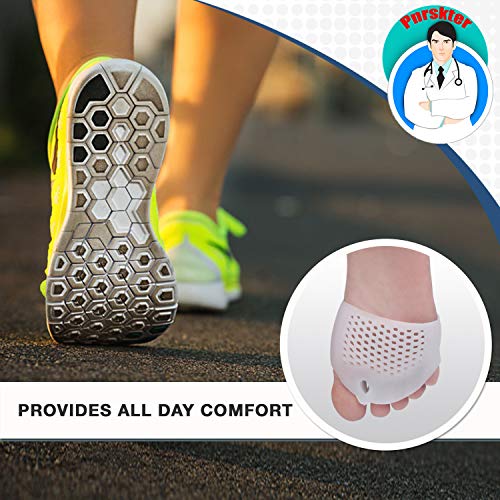 Almohadillas metatarsales, separador de dedos, separadores de dedos de gel metatarso, nuevo material, almohadillas para antepiés, separadores de dedos, mejor para pies diabéticos, dolor de antepié