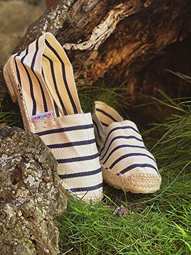 Alpargata Clásica 1190 Crudo-Marino Suela Montaña