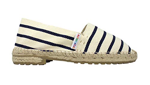 Alpargata Clásica 1190 Crudo-Marino Suela Montaña