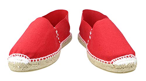 Alpargata Clásica Plana Rojo 37 EU