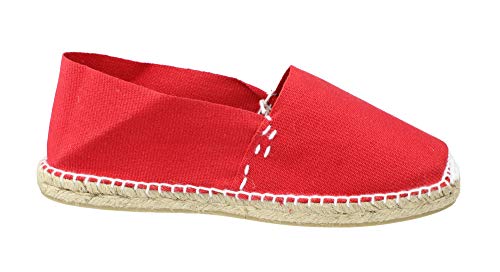 Alpargata Clásica Plana Rojo 37 EU