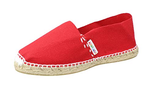 Alpargata Clásica Plana Rojo 43 Eu