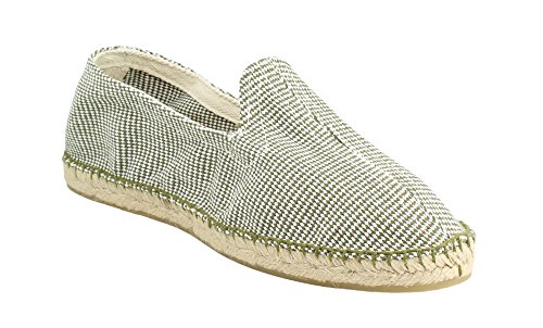 Alpargata Espiga Pata de Gallo Kaki Hombre (Talla 41)