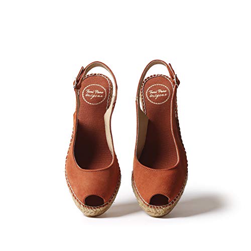 Alpargata para Mujer en Ante - CALPE Brandy, 36 EU