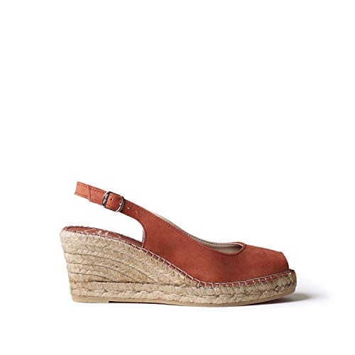 Alpargata para Mujer en Ante - CALPE Brandy, 36 EU