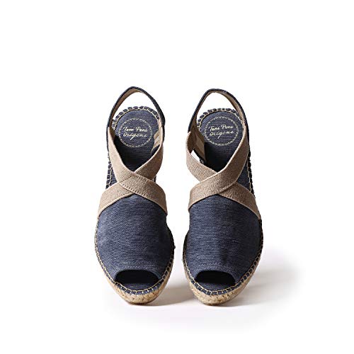 Alpargata para Mujer en Tejido - Breda-V Marino, 37 EU