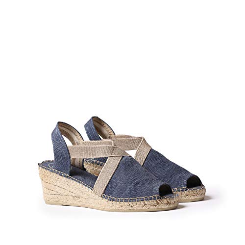 Alpargata para Mujer en Tejido - Breda-V Marino, 37 EU