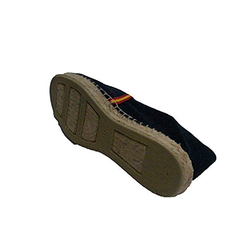 Alpargatas de Esparto Bandera de España Made in Spain en Azul Marino Talla 43