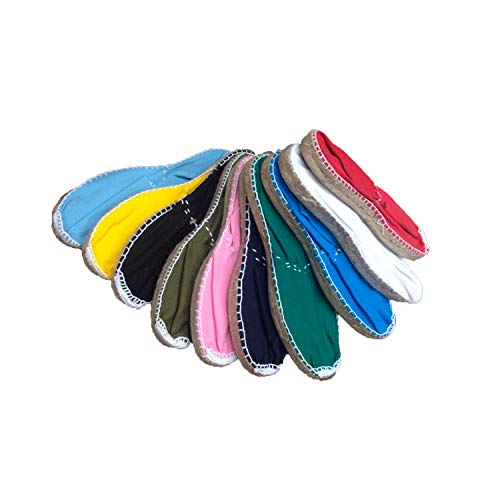 Alpargatas de Esparto Plana Made in Spain en Blanco Talla 42