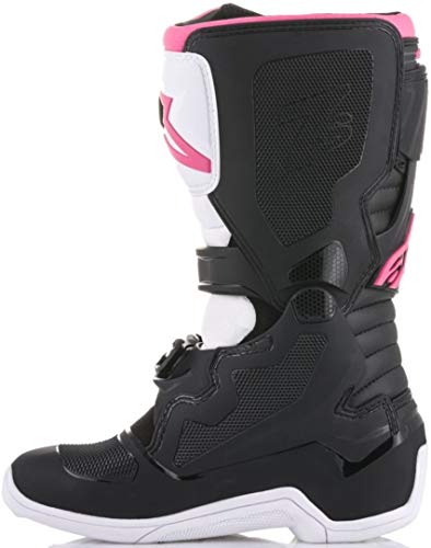 Alpinestars Stella Tech 3 - Botas de Motocross para Mujer (Talla 39), Color Negro