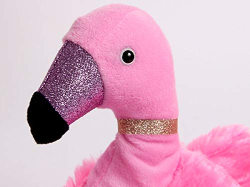 Alsino Zapatillas de Casa | Flamenco | Talla única | 40-42 | Suaves | Calentitas | Antideslizantes | Peluche | para Mujeres y Niñas, Fucsia, 40-42