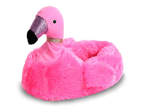 Alsino Zapatillas de Casa | Flamenco | Talla única | 40-42 | Suaves | Calentitas | Antideslizantes | Peluche | para Mujeres y Niñas, Fucsia, 40-42