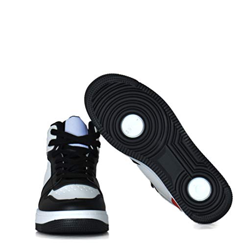 Altamoda Zapatillas Baloncesto para Mujer Botin Deportivo Basketball Blancas (40)