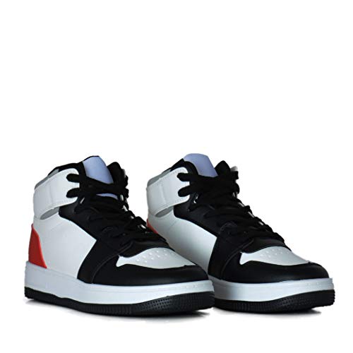 Altamoda Zapatillas Baloncesto para Mujer Botin Deportivo Basketball Blancas (40)