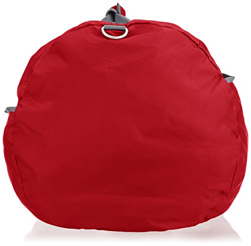 Amazon Basics - Bolsa grande de viaje/deporte (lona, 98 l), color rojo