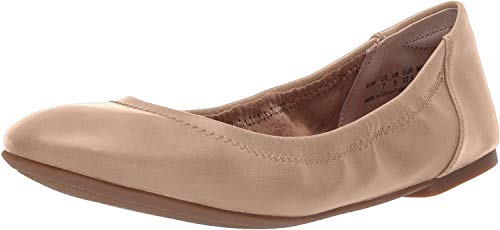 Amazon Essentials Belice Ballet Flat Zapatos Bailarinas, Beige, 41 EU