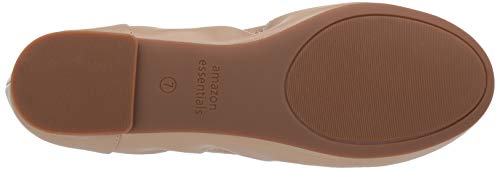 Amazon Essentials Belice Ballet Flat Zapatos Bailarinas, Beige, 41 EU