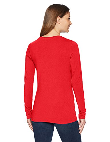 Amazon Essentials Long-Sleeve T-Shirt Novelty-t-Shirts, Rojo, Large