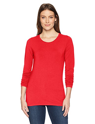 Amazon Essentials Long-Sleeve T-Shirt Novelty-t-Shirts, Rojo, Large