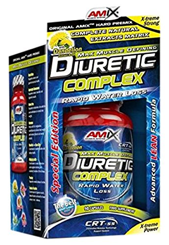 AMIX Diuretic com plex Quemador de Grasa, 90 cápsulas