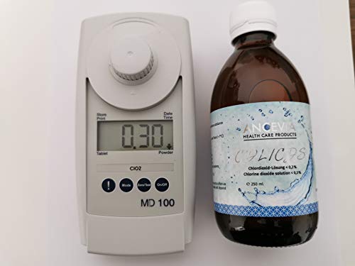 ANCEVIA - CDS - Solución de dióxido de cloro 0.3% (250 ml) - CDL – Botella de vidrio marrón – Hecha en Alemania