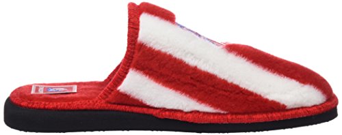 Andinas, Zapatillas de casa Unisex, Multicolor (RAYAS BLANCO-ROJO BORD. ATCO. MADRID), 39 EU