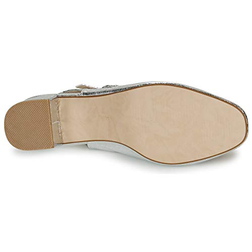 André Jonna Bailarinas Mujeres Plata - 36 - Bailarinas-Manoletinas Shoes