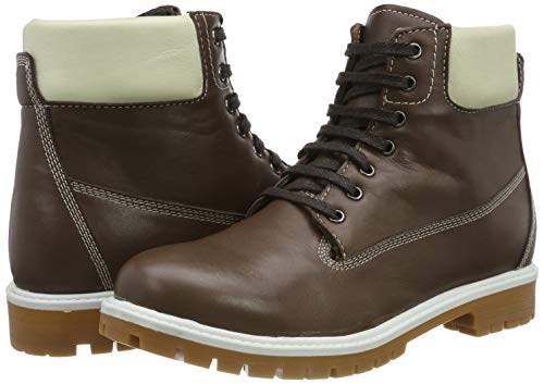 Andrea Conti 0026809, Botas Militares Mujer, Marrón Oscuro 061, 38 EU