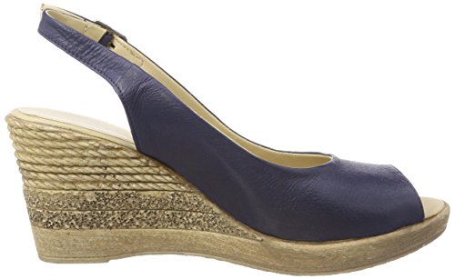 Andrea Conti 1675710, Sandalias Abiertas. Mujer, Azul Oscuro, 42 EU