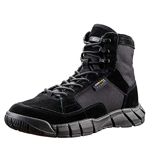 ANTARCTICA Botas tácticas militares ligeras para hombre, negro (Negro), 39 EU