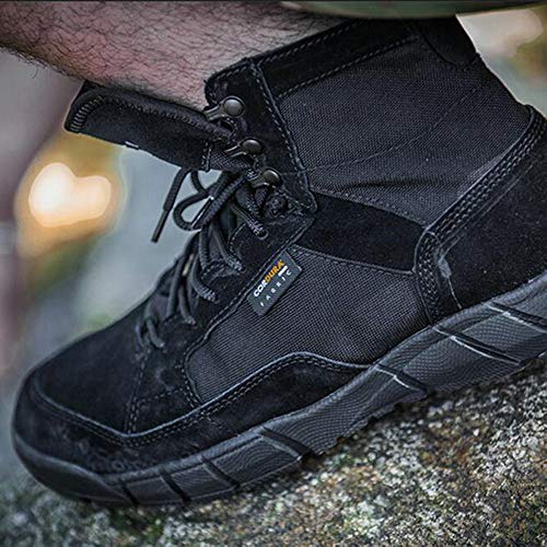 ANTARCTICA Botas tácticas militares ligeras para hombre, negro (Negro), 39 EU