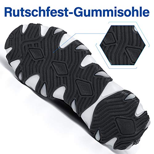 AONEGOLD® Zapatos de Deporte Mujer Zapatillas de Cuña Zapatillas de Deporte Casuales Damas al Aire Libre Transpirable Plataforma Zapatos(Negro,Tamaño 38)