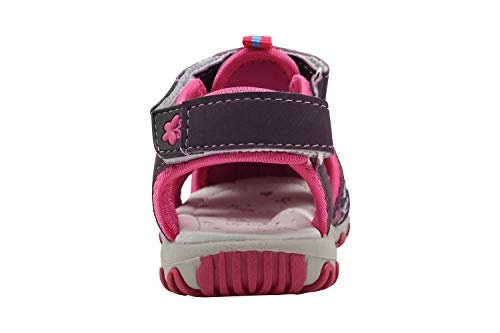 Apakowa Bebé Niñas Verano Cerrado Deportes atléticos y al Aire Libre Senderismo Sandalias de Playa para niños Sandalias Deportivas