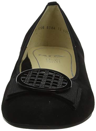ara Bari 1243720, Bailarinas Mujer, Negro (Schwarz 75), 39 EU