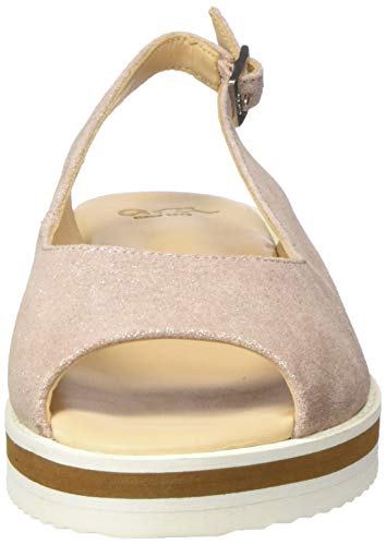 ARA Durban, Sandalias con Punta Abierta Mujer, Oro Rosa Dorado 08, 41.5 EU