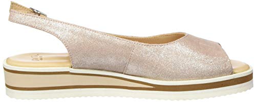 ARA Durban, Sandalias con Punta Abierta Mujer, Oro Rosa Dorado 08, 41.5 EU
