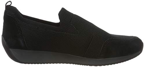 ARA LISSABON 1244061, Mocasn Mujer, Negro (Negro 01), 37.5 EU
