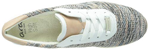 ARA LISSABON, Zapatillas Mujer, Polvos Multi Blancos, 38 EU