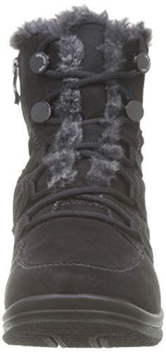 ara München 1248507, Botas de Nieve Mujer, Negro (Schwarz/Graphite 65), 42 EU