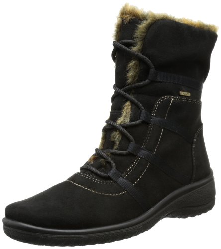 Ara München-St-Gor-Tex - Botas De Nieve de material sintético mujer, Negro (Schwarz), 39.5 EU (6 UK)