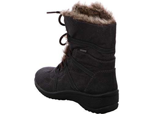 ara München-St-Gor-Tex botas de nieve Mujer, gris (Crow, Teak), 37 EU (4 UK)