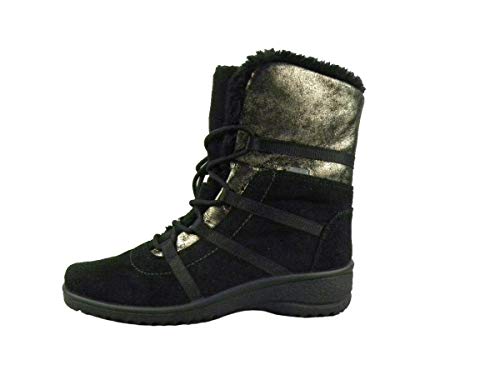 ara München-St-Gor-Tex botas de nieve Mujer, negro (Schwarz), 36.5 EU (3.5 UK)