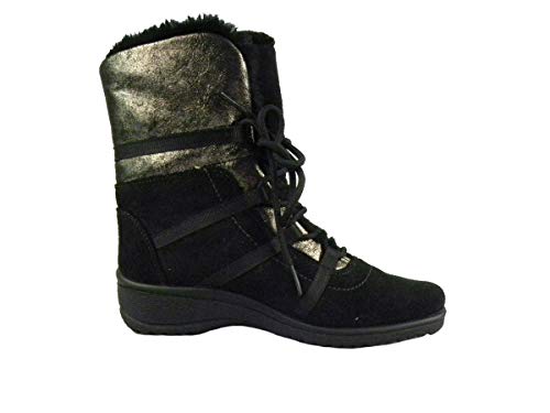 ara München-St-Gor-Tex botas de nieve Mujer, negro (Schwarz), 36.5 EU (3.5 UK)